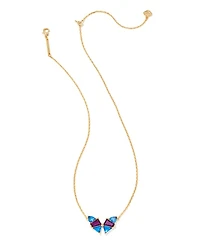 Blair Gold Butterfly Pendant Necklace Ivory Mother-of-Pearl