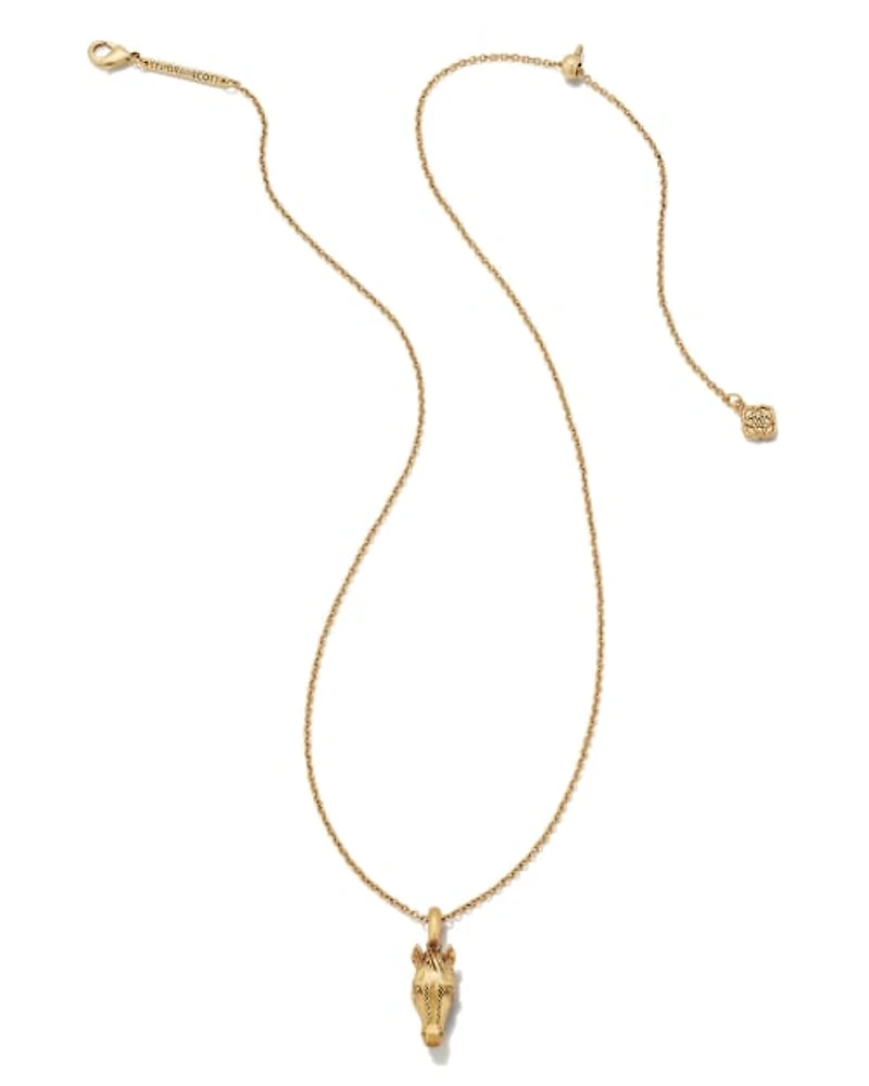 Beau Horse Pendant Necklace
