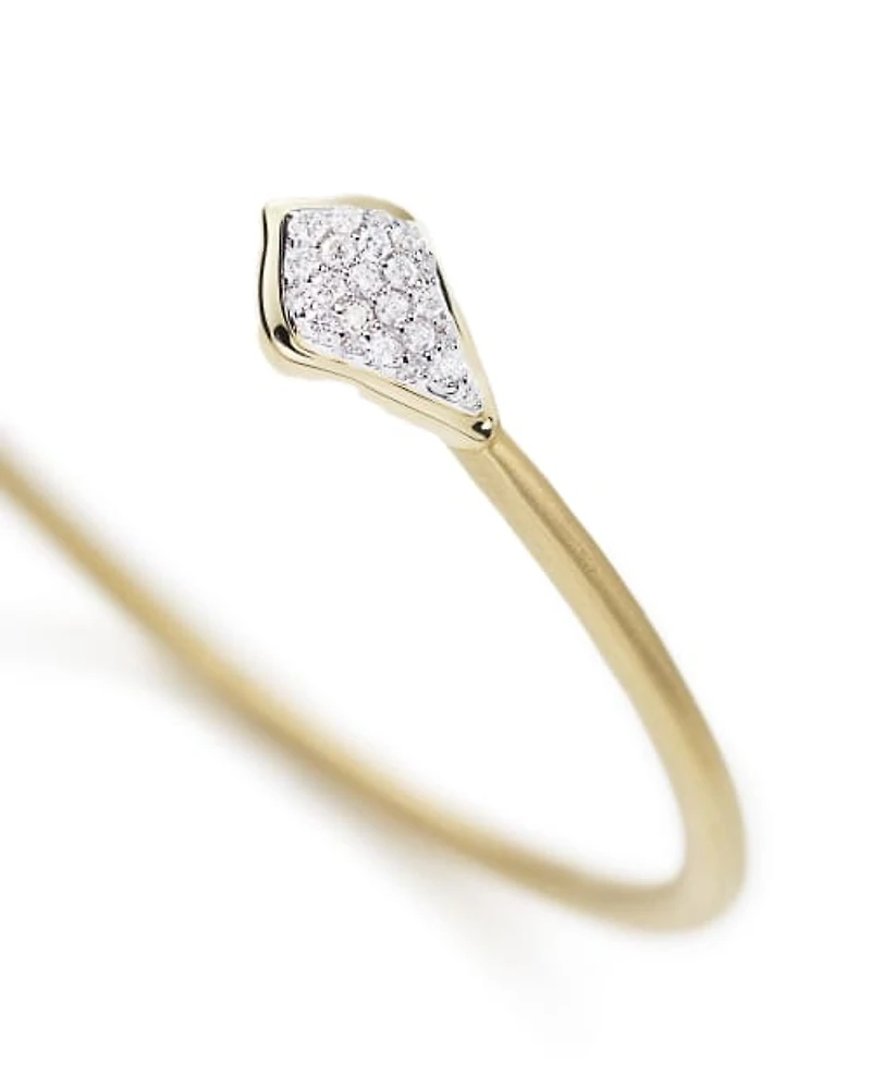 Alexi Pinch Bracelet in Pave Diamonds