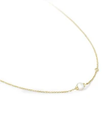 Cathleen 14k Gold Pendant Necklace Pearl