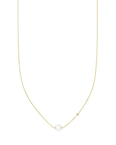 Cathleen 14k Gold Pendant Necklace Pearl