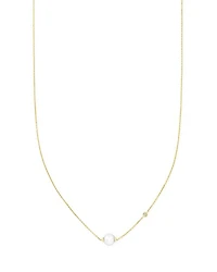 Cathleen 14k Gold Pendant Necklace Pearl