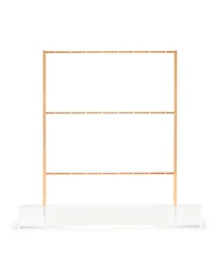Earring Ladder Jewelry Stand in Rose Gold