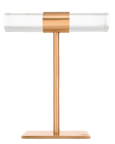 Large T-Bar Jewelry Stand in Rose Gold