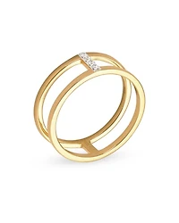 Waylon 14K White Gold Band Ring Diamond