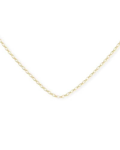 30 Inch Thin Chain Necklace 18k Gold Vermeil