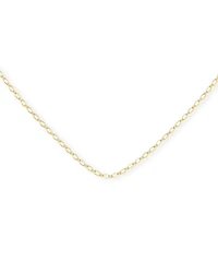 30 Inch Thin Chain Necklace 18k Gold Vermeil