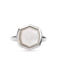 Davis Sterling Silver Cocktail Ring Turquoise