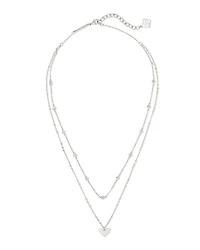 Ari Heart Multi Strand Necklace