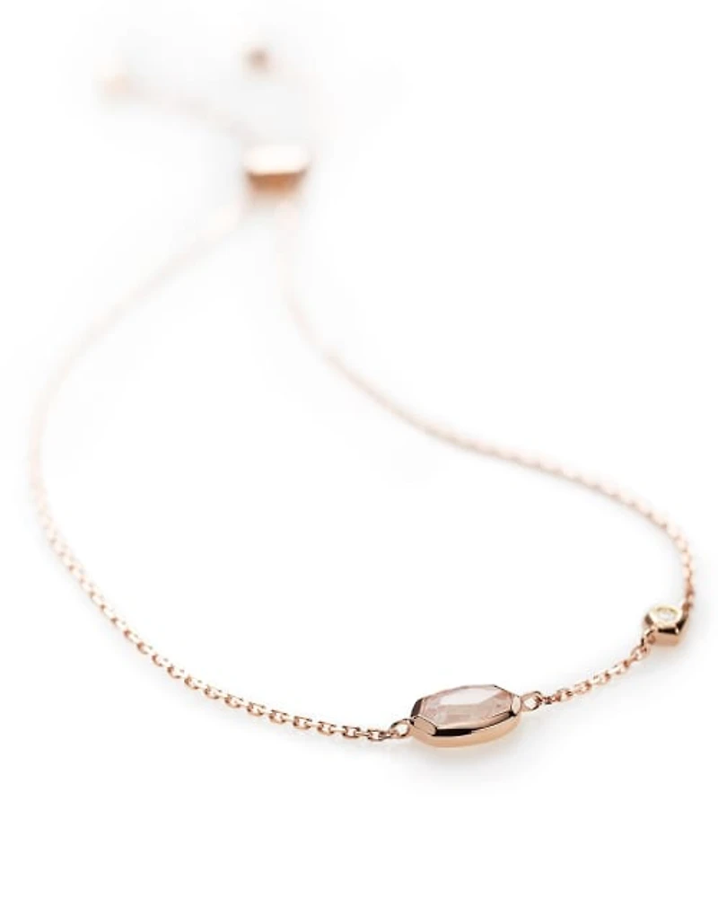 Benson Adjustable Bracelet in Rainbow Moonstone