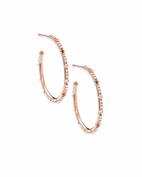 0.3 ct Cybil 14k Rose Gold Earrings White Diamond