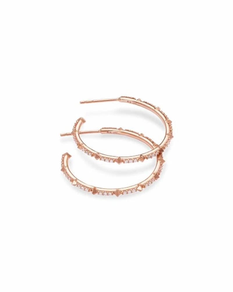 0.3 ct Cybil 14k Rose Gold Earrings White Diamond