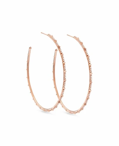 0.66 ct Nia 14k Rose Gold Earrings White Diamond