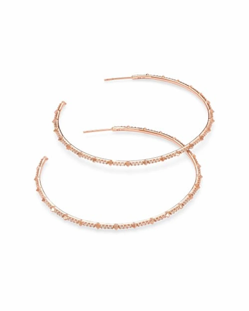 0.66 ct Nia 14k Rose Gold Earrings White Diamond