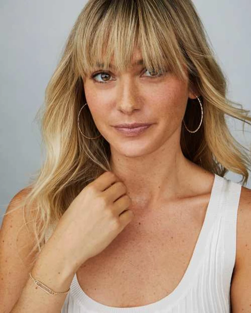 0.66 ct Nia 14k Rose Gold Earrings White Diamond