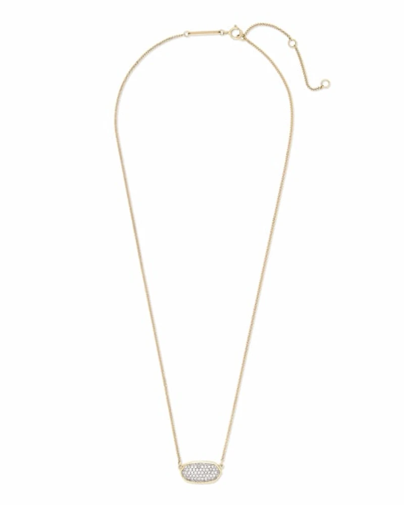 Elisa Pave Diamond Pendant Necklace