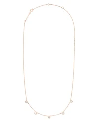 0.17 ct Shannon 14k Rose Gold Collar Necklace in White Diamond