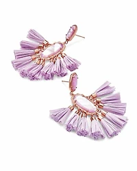 KRISTEN EARRING RSG LILAC MOP
