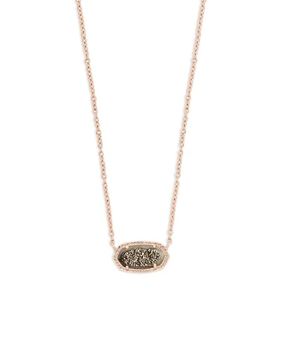 Elisa Rose Gold Pendant Necklace