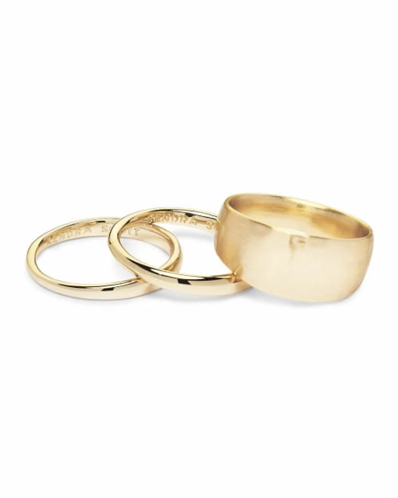 Terra Ring Set in Gold