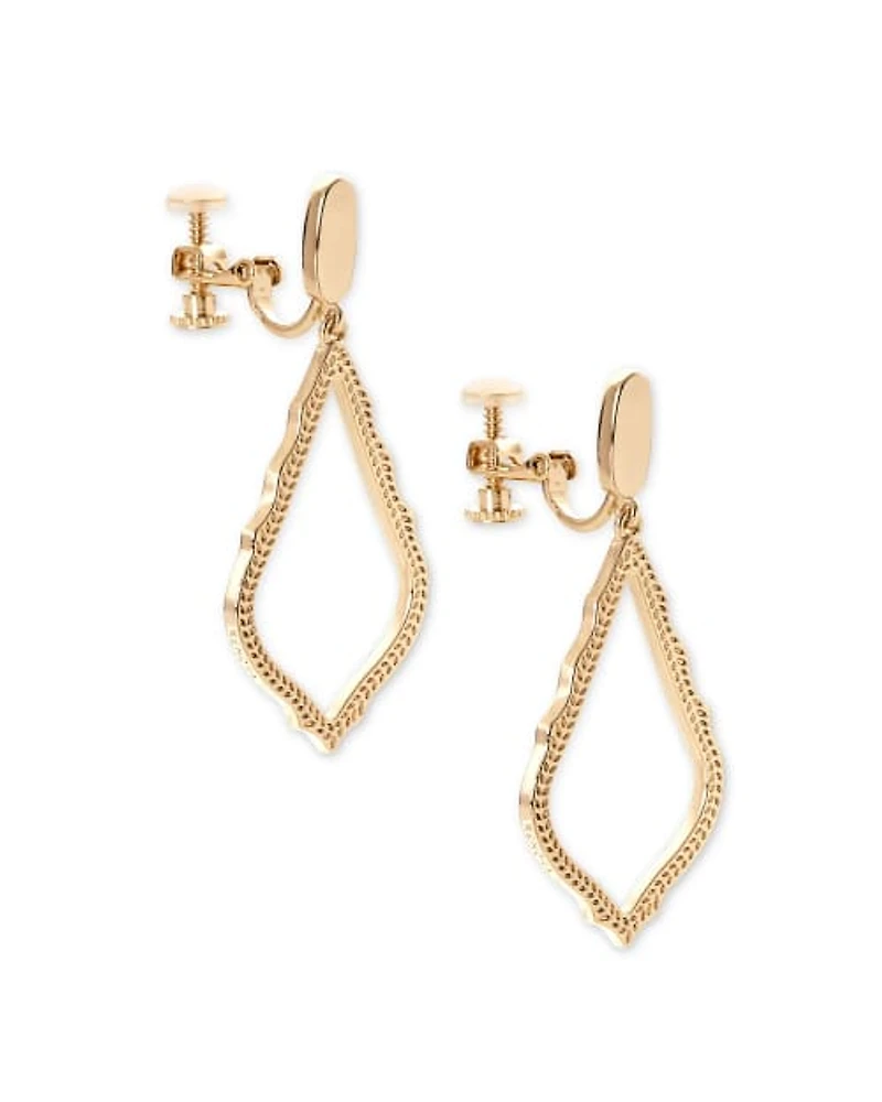 Sophia Clip-On Drop Earrings
