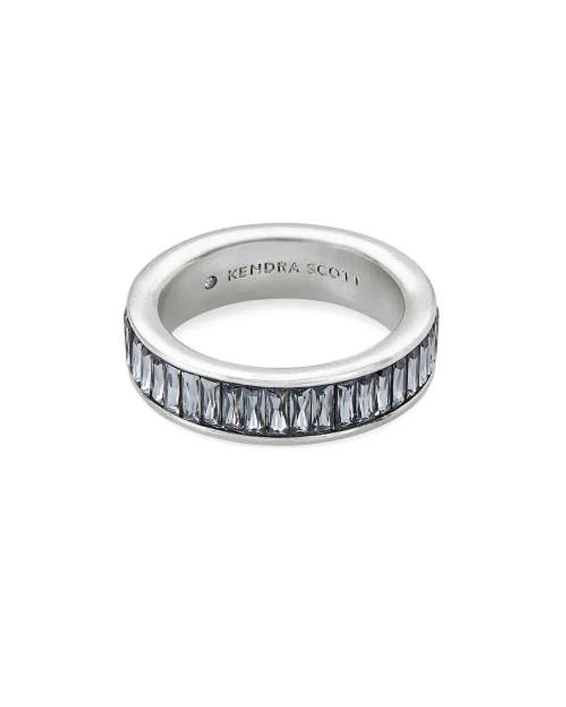 Jack Gold Band Ring Multi Crystal