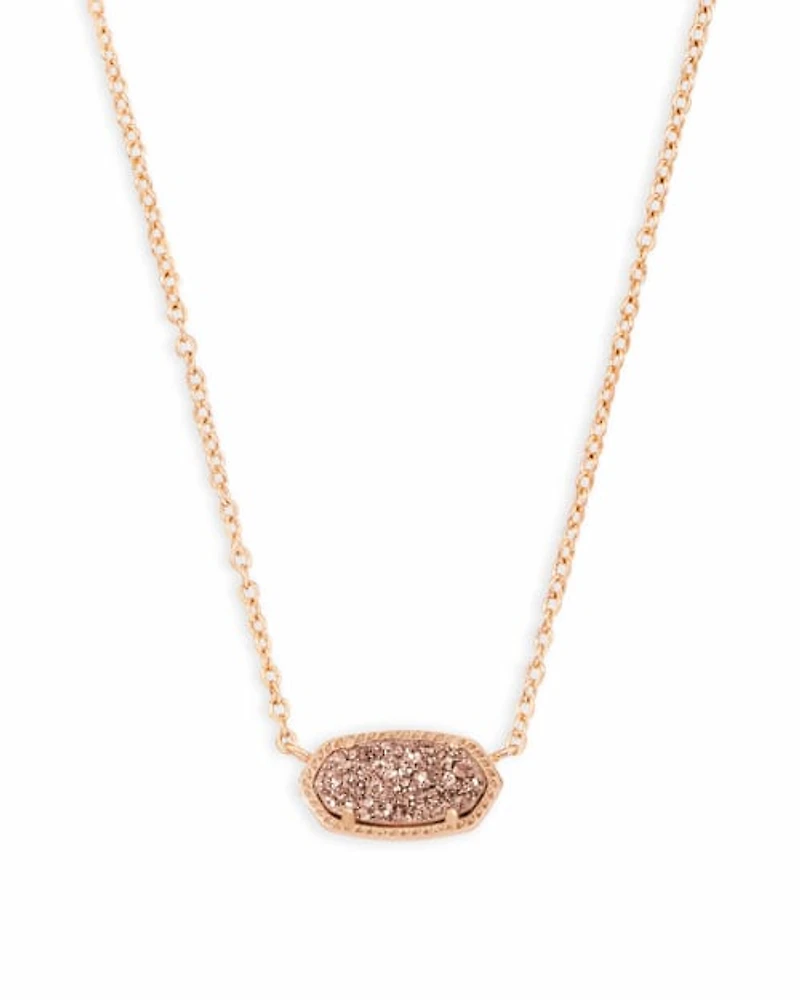 Elisa Pendant Necklace Rose Gold
