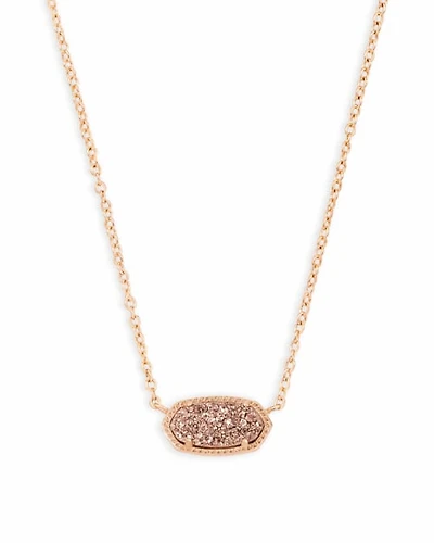 Elisa Pendant Necklace Rose Gold