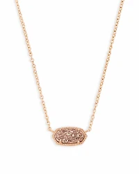 Elisa Pendant Necklace Rose Gold