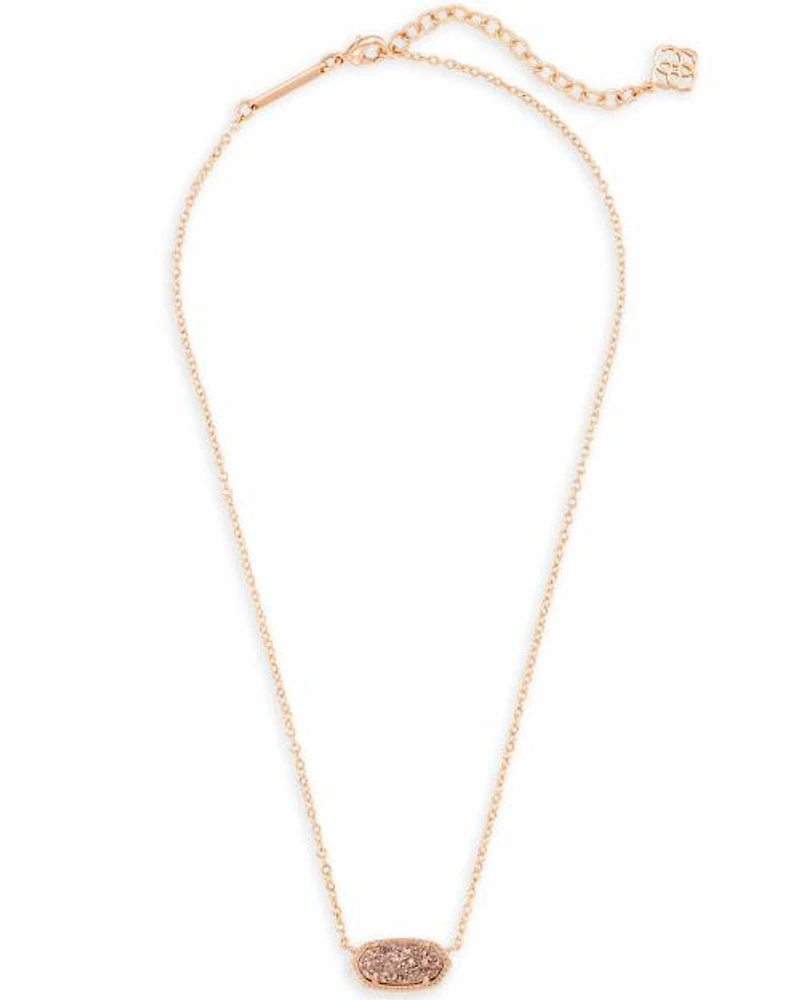 Elisa Pendant Necklace Rose Gold