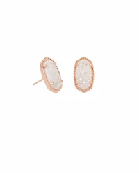 Ellie Stud Earrings Rose Gold