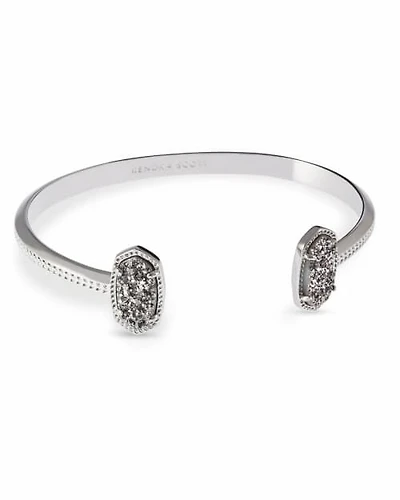 Elton Pinch Cuff Bracelet Silver