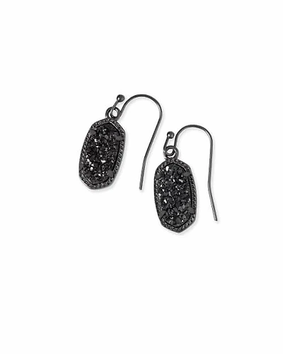 Lee Gunmetal Drop Earrings