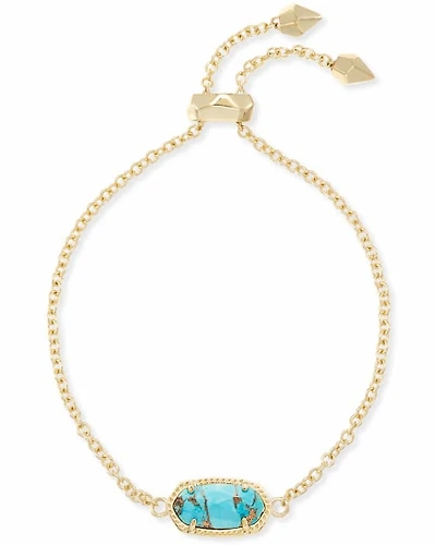 Elaina Gold Delicate Chain Bracelet Cobalt Blue Lab Grown Opal