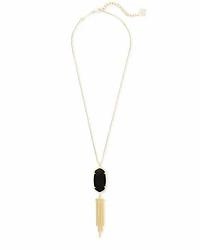 Rayne Long Pendant Necklace Gold