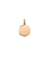 Davis Small Charm in 18k Rose Gold Vermeil