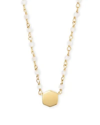 Davis Sterling Silver Beaded Pendant Necklace Turquoise