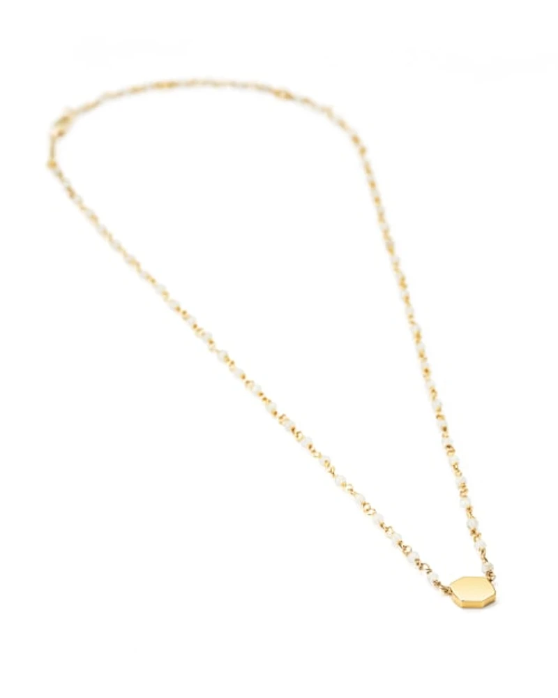 Davis Sterling Silver Beaded Pendant Necklace Turquoise