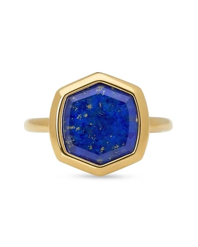 Davis 18k Gold Vermeil Cocktail Ring Turquoise