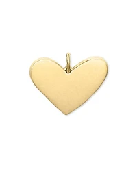Ari Large Heart Charm Sterling Silver