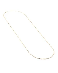 Davis Sterling Silver Beaded Long Necklace in Pyrite
