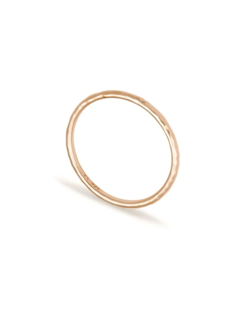 Larissa Band Ring Rose 18k Gold Vermeil