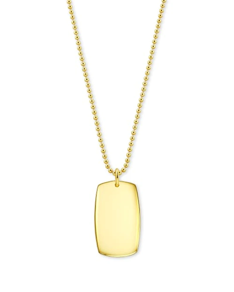 Folds Of Honor Pendant Necklace 18k Gold Vermeil