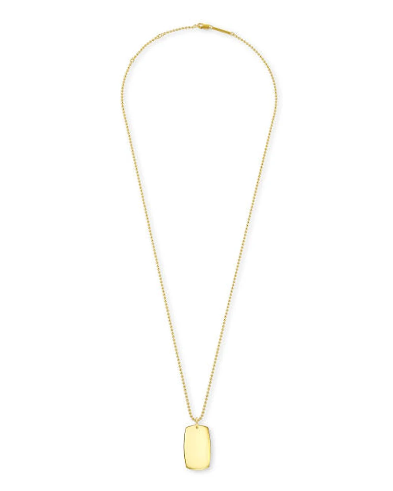 Folds Of Honor Pendant Necklace 18k Gold Vermeil