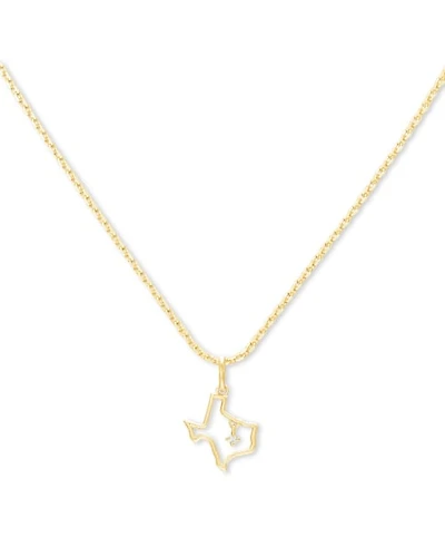 Texas Charm Necklace 18k Yellow Gold Vermeil