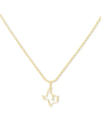 Texas Charm Necklace 18k Yellow Gold Vermeil