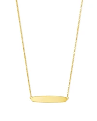 Optimist Mattie Bar Pendant Necklace in 18k Gold Vermeil