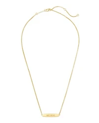 Optimist Mattie Bar Pendant Necklace in 18k Gold Vermeil