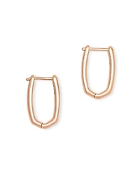 Ellen Huggie Earrings in 18k Rose Gold Vermeil