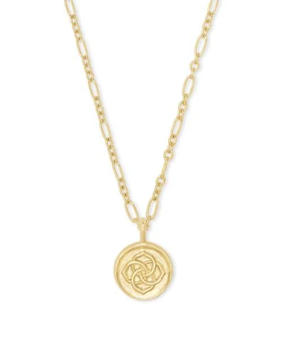 Dira Coin Pendant Gold